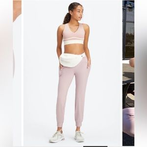 NWOT Fabletics on the go cold weather joggers, light purple, size XS